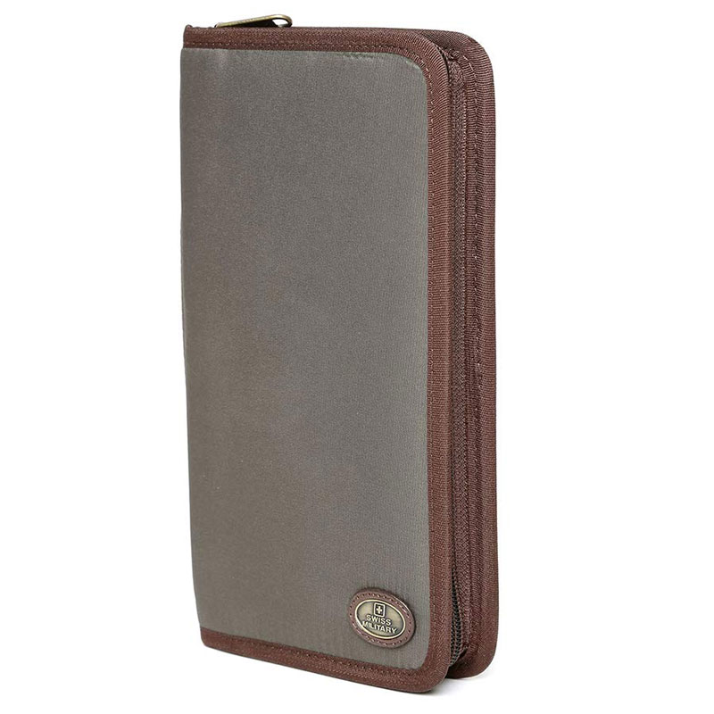 Swiss Military Green Unisex Passport Holder